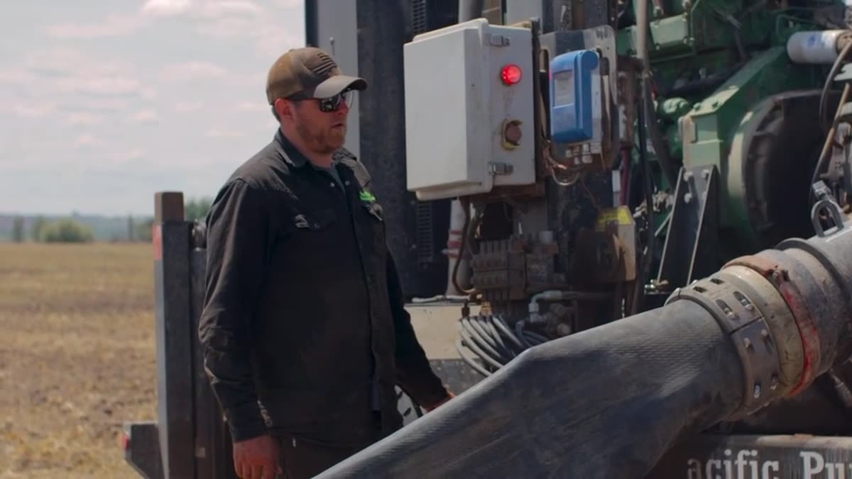Pacific Pumping operator at work